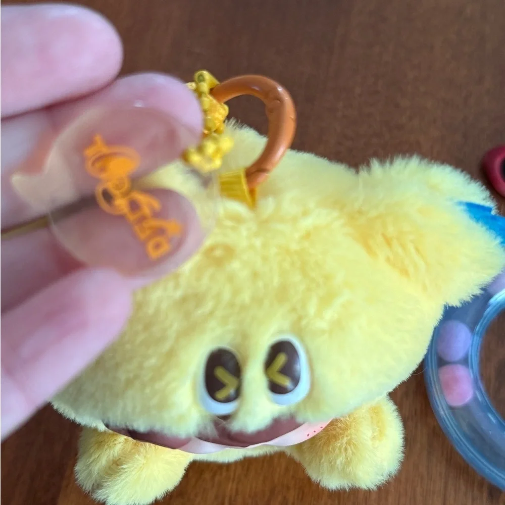 Jotoys Q.Kid Emotional Hairy Monsters Series Plush Bag Clip / charm 